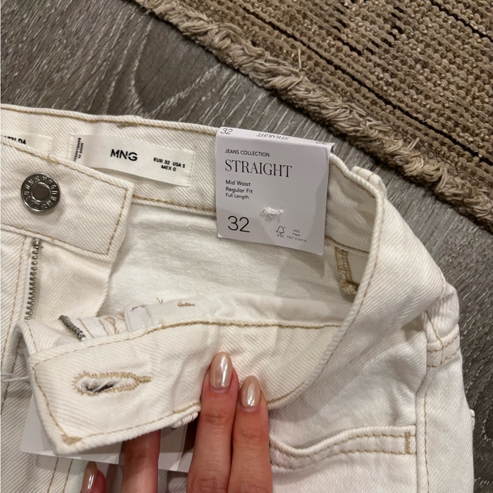 MANGO Straight denim